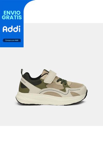 Tenis Para Niño Bubblegummers Verde Titan Ethan Bubblegummers