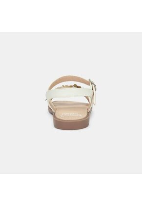 Sandalia Para Niña Bubblegummers Blanco Tania