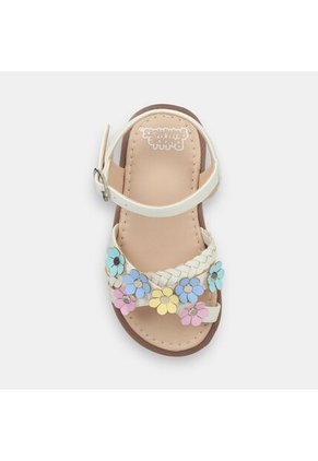 Sandalia Para Niña Bubblegummers Blanco Tania