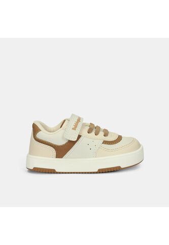 Tenis Infantil Para Niño Bubblegummers Beige Thiago 22-25 Bubblegummers