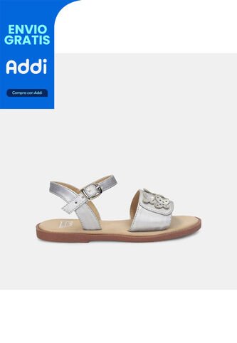 Sandalia Niña Bubblegummers Gris Tara Simona Bubblegummers