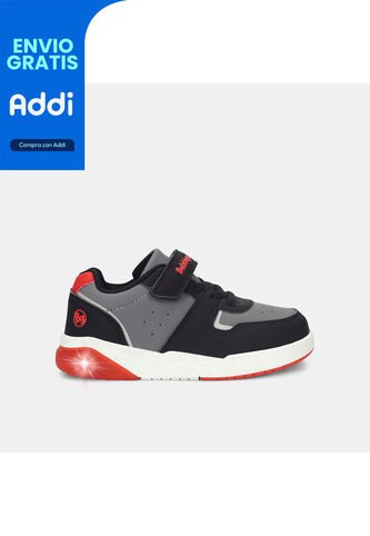 Tenis Con Luces Para Niño Bubblegummers Humo Dakar Bubblegummers