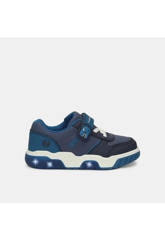 Tenis Con Luces Para Niño Bubblegummers Gris Gunter First Step Boys 1 + Bubblegummers