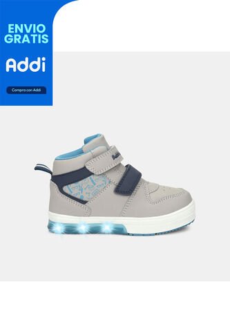 Tenis Con Luces Para Niño Bubblegummers Multicolor Neon Bubblegummers