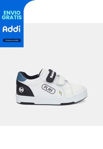 Tenis Para Niño Bubblegummers Blanco Terra Court Bg Bubblegummers