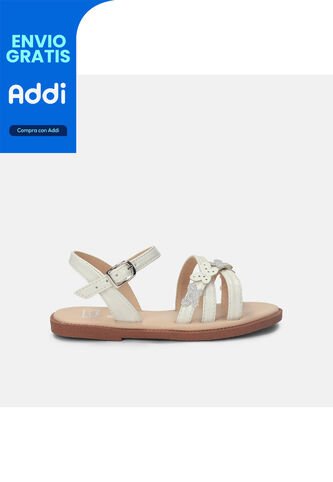 Sandalia Niña Bubblegummers Blanco Taisha Simona Bubblegummers