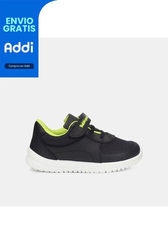 Tenis Para Niño Bubblegummers Negro Ukumari Bubblegummers