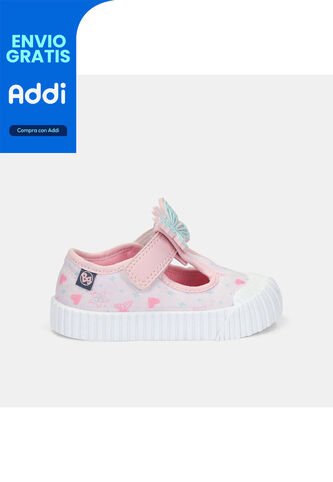 Baletas Bebé Para Niña Bubblegummers Azul Tutis 15-21 Bubblegummers