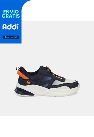 Tenis Infantil Para Niño Bubblegummers Blanco Sumir Bubblegummers