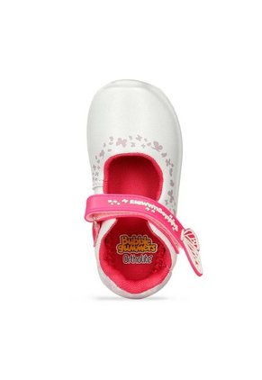 Tenis Casuales Blanco-Lila Bubblegummers Noche Niña