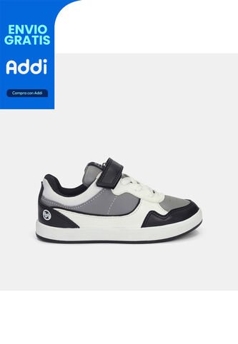 Tenis Infantil Para Niño Bubblegummers Blanco Sumir Bubblegummers