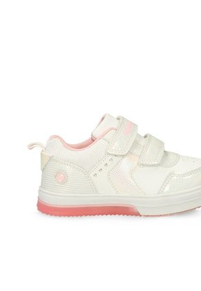 Tenis Casuales Blanco-Rosado Bubblegummers Ramona Niña