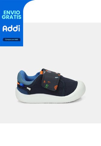 Tenis Bebé Para Niño Bubblegummers Azul Tito 15-21 Bubblegummers