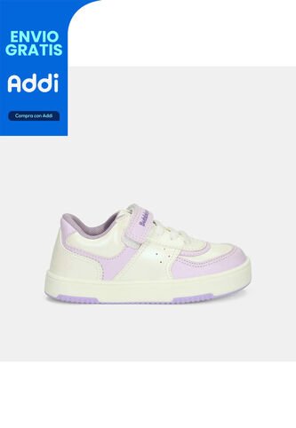 Tenis Infantil Para Niña Bubblegummers Multicolor Tamarindo 22-25 Bubblegummers