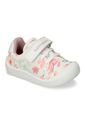 Tenis Casuales Blanco-Lila Bubblegummers Quiara Niña de Bubblegummers