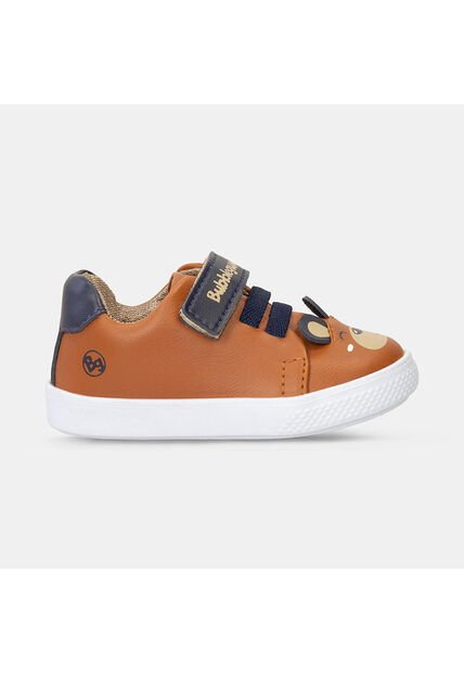 Tenis Bebé Para Niño Bubblegummers Camel-Azul Silvito