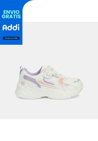 Tenis Infantil Para Niña Bubblegummers Tata Derby 26-29 Bubblegummers