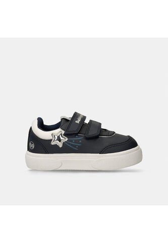 Tenis Infantil Para Niña Bubblegummers Azul-Plata Sandy Bubblegummers