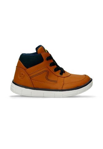 Botas Infantil  Para Niño Bubblegummers Camel-Azul Querido Bubblegummers