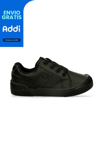 Tenis Escolares Para Niños Bubblegummers Negro Kristiano Bubblegummers