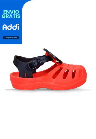 Sandalias Bebé Para Niña Bubblegummers Rojo Rodriguez Bubblegummers
