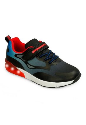 Tenis Deportivos Negro-Rojo Bubblegummers Raul Niño