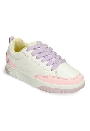 Tenis Casuales Blanco-Rosado Bubblegummers Quany Niña