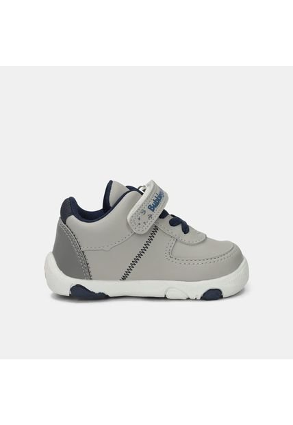 Tenis Infantil Para Niño Bubblegummers Gris Turner 22-25