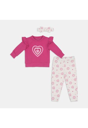 Conjunto Para Niña Bubblegummers Fucsia Oba