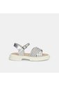 Sandalias Para Niña Bubblegummers Gris Leidy Junior Girls 6 + de Bubblegummers