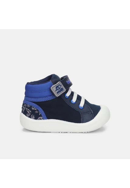 Tenis Escolares Para Niño Bubblegummers Blanco Manolo Gymnastics