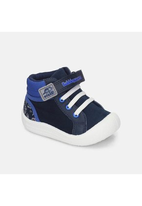 Tenis Escolares Para Niño Bubblegummers Blanco Manolo Gymnastics