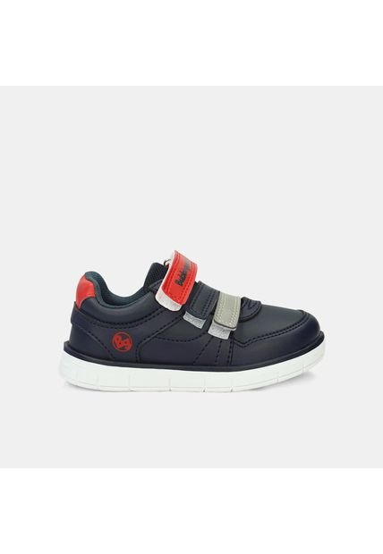 Tenis Para Niño Bubblegummers Navy Trazo