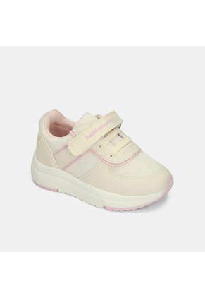 Tenis Para Niña Bubblegummers Beige Antonia Jogging Bg First Step Girls 1 +