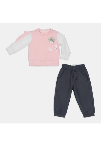 Conjunto Para Niña Bubblegummers Morado Orbita