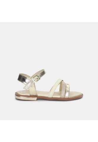 Sandalias Para Niña Bubblegummers Gris Bosny Junior Girls 6 + Bubblegummers