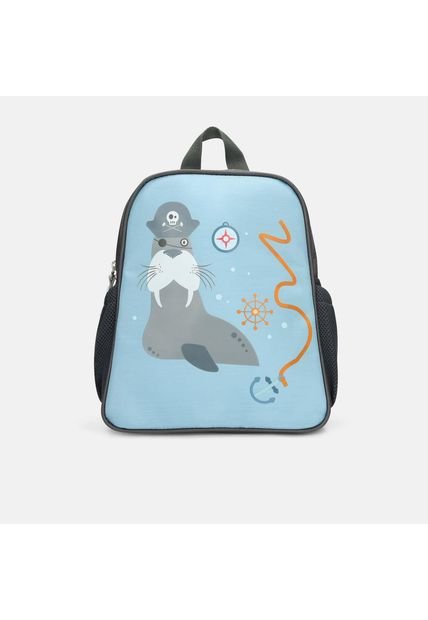 Morral Para Niño Bubblegummers Gris Karlos