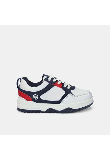 Tenis Infantil Para Niño Bubblegummers Blanco Sumir