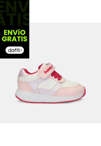 Tenis Para Niña Bubblegummers Multicolor Panda First Step Girls 1 + Bubblegummers