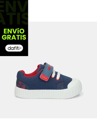 Tenis Para Niño Bubblegummers Multicolor Acapulco Panda First Step Boys 1 + Bubblegummers