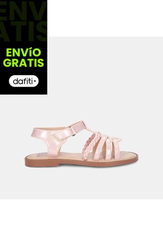 Sandalias Para Niña Bubblegummers Rojo Beyonce Walking Girls 3 + Bubblegummers
