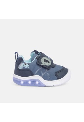 Tenis Con Luces Para Niño Bubblegummers Azul Tokio Prewalker Boys 0 +