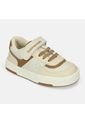 Tenis Infantil Para Niño Bubblegummers Beige Thiago 22-25 de Bubblegummers