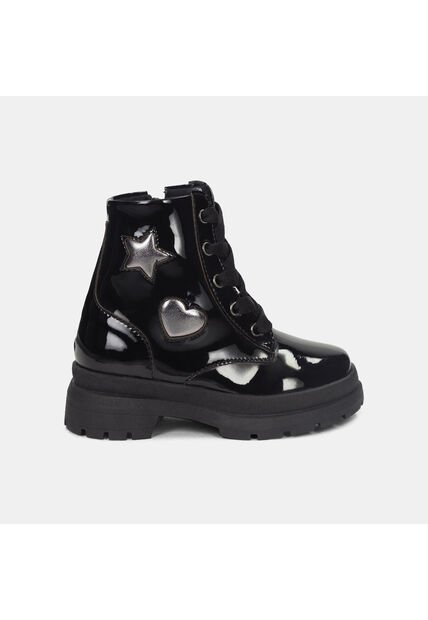 Botas Para Niña Bubblegummers Negro Andrea First Step Girls 1  +