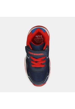 Tenis Con Luces Infantil Para Niño Bubblegummers Azul Tavis Alpha Light 22-25