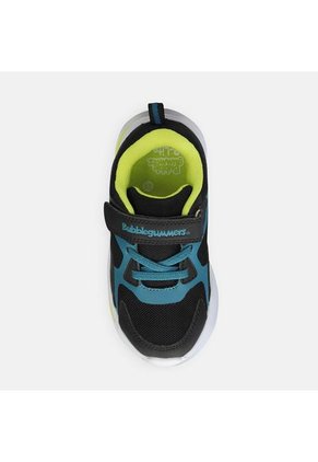 Tenis Con Luces Infantil Para Niño Bubblegummers Negro Toyota Demian 22-25