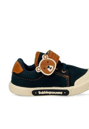 Tenis Infantil Para Niño Bubblegummers Azul-Miel Pato