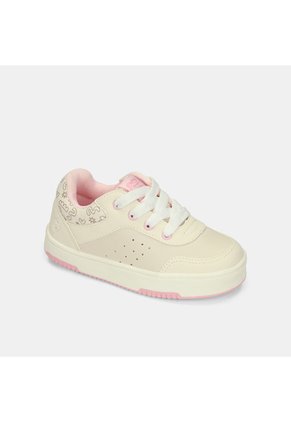Tenis Para Niña Bubblegummers Beige Abeja Court Bg First Step Girls 1 +