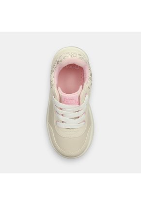 Tenis Para Niña Bubblegummers Beige Abeja Court Bg First Step Girls 1 +