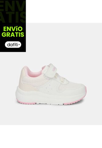 Tenis Para Niña Bubblegummers Beige Vika Jogging Bg First Step Girls 1 + Bubblegummers